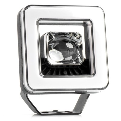 Proiector LED cu Angel Eye model AWL57, pozitie, semnalizare, faza lunga/scurta, pentru Off-Road, ATV, SSV, putere 45W, 8000lm, tensiune 9-36V, dimens foto