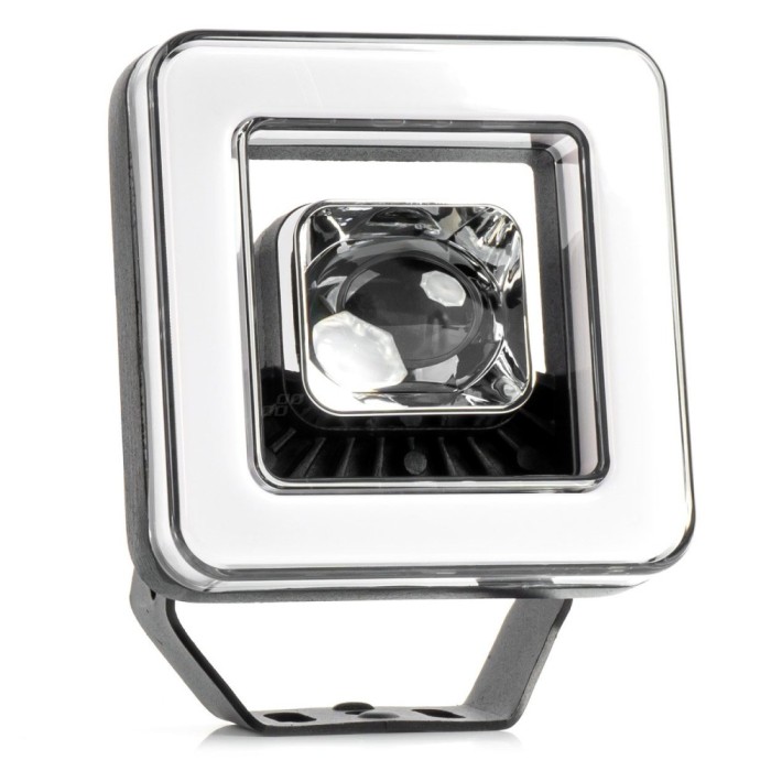 Proiector LED cu Angel Eye model AWL57, pozitie, semnalizare, faza lunga/scurta, pentru Off-Road, ATV, SSV, putere 45W, 8000lm, tensiune 9-36V, dimens