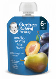 Piure de pere si prune, 90g, Gerber