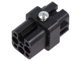Conector HDC inserturi contact mamă CD PIN 7 7 PE 10A