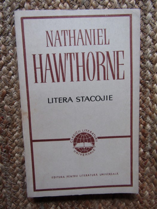 NATHANIEL HAWTHORNE - LITERA STACOJIE