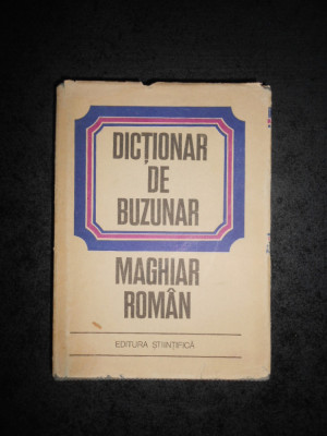 BELA KELEMEN - DICTIONAR DE BUZUNAR MAGHIAR ROMAN foto