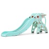 Tobogan Copii Moni Tiana Bleu cu Cos Baschet, 180cm, 2-6 Ani, Max 20kg, Jucarie Exterior, Antiderapant