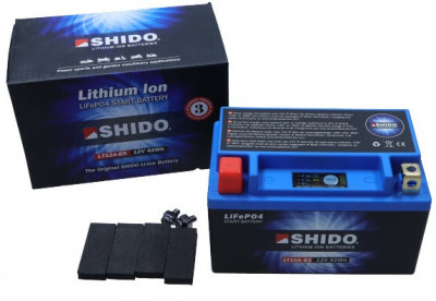 Baterie Moto Shido 3,5Ah 210A 12V LT12A-BS LION-S- foto