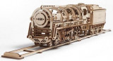 Puzzle 3D lemn - Locomotiva cu vagon