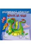 Deseneaza dragoni cu hartie de calc - Editura Nomina