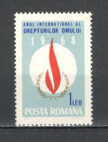 Romania.1968 Anul international al drepturilor omului YR.385, Nestampilat
