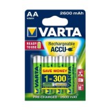 Cumpara ieftin Acumulator r6 aa 2600mah blister 4 buc varta