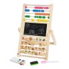Tabla educativa pentru copii, lemn, numaratoare, accesorii