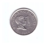 Moneda Filipine 1 piso 2010, stare buna, curata