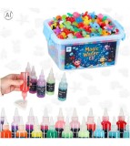 Set Creativ Figurine din Gel Magic 20 Geluri 24 Forme si Pudra de Calciu