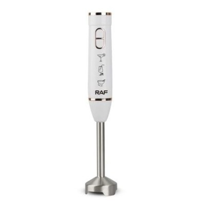 Blender de mana RAF, putere 800W, 4 lame, 15000 rpm, zdrobeste gheata, model R.320W foto