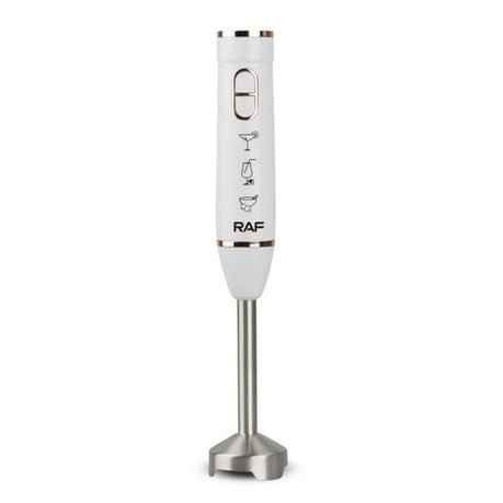 Blender de mana RAF, putere 800W, 4 lame, 15000 rpm, zdrobeste gheata, model R.320W