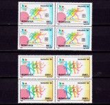 RO 1998 ,LP 1447 , &quot;Jocurile Olimpice de Iarna , Nagano&quot; , serie bloc4 ,MNH