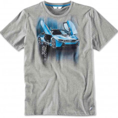 Tricou Oe Bmw i i8 Gri / Albastru S 80142411479