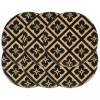 Naproane, 6 buc., negru, 38 cm, iută, rotund