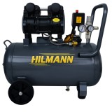 Compresor de aer silentios fără ulei 50 litri, 1.5CP