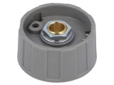 Buton rotativ gri ABS 6mm 31x15,5mm