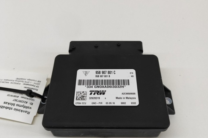 Unitate de control fr&acirc;nă de m&acirc;nă PORSCHE MACAN 95B 2016 OEM: 95B.907.801.C,95B907801C,A2C99509500,95B907801B 22297307
