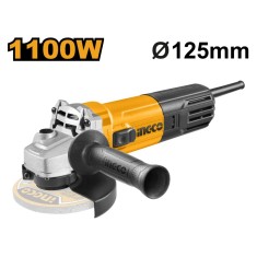 Polizor unghiular 1300 w 125 mm, pentru taiere si slefuire a metalului si pietrei - Ingco AG130018