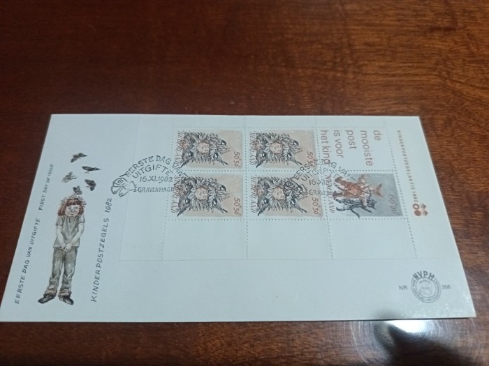 FDC Olanda 1982
