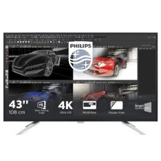 Monitor Second Hand, PHILIPS BDM4350UC/00, LED cu stand, Diagonala 43 inch, Rezolutie 4K, Stare Foarte Buna