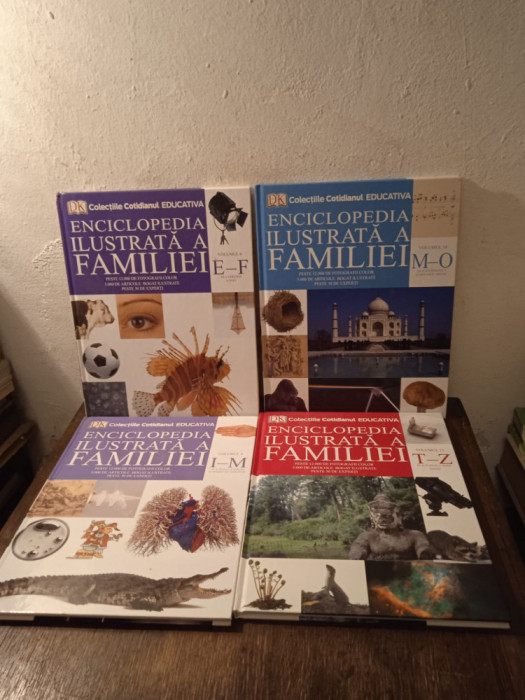 ENCICLOPEDIA ILUSTRATA A FAMILIEI VOL 6,9,10,15