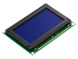 LCD grafic 128x64 STN Negative albastru 75x52,7x8,9mm
