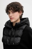 Geox fular &icirc;mpletit NARCISA culoarea negru, uni, W5660H T3152