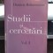 STUDII SI CERCETARI - DIMITRIE BOLINTINEANU VOL.1