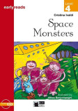 Level 4: Space Monsters + audio CD (Early A1) - Paperback brosat - Black Cat Cideb