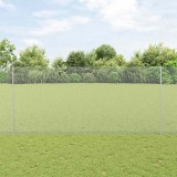 VidaXL St&acirc;lpi de &Icirc;mprejmuire 10 buc U-Channel 140 cm Oțel Galvanizat