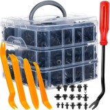 Set cleme auto 620 piese cu extractoare si trusa organizatoare