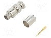 Conector BNC, 50&Omega;, tata, aurit, AMPHENOL - 112563