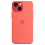Husa de protectie telefon Apple pentru Apple iPhone 13 mini, Silicone Case, MagSafe, Pink Pomelo (Seasonal Fall 2021)