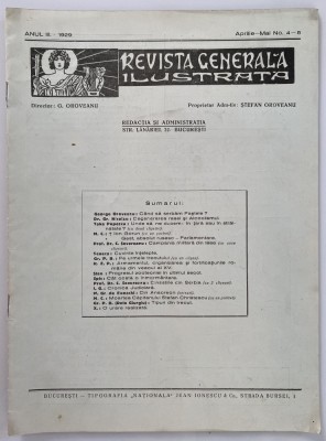 revista veche Revista Generala Ilustrata 1929 foto
