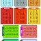 Sticker pentru Podea - Tabla Inmultirii - 10 coli de 30x40 cm