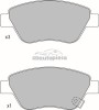 Set placute frana,frana disc OPEL ADAM (2012 - 2016) KRIEGER 0950006301