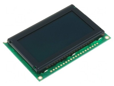 Display LCD Grafic 128x64 FSTN Negative cu LED foto