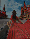 Pictura pe numere &quot;Holding hands in the Red Square&quot;, Scene gen, Acrilic, Altul