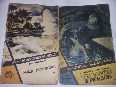 2 carti vechi,carte veche,Colectia POVESTIRI STIINTIFICO FANTASTIC,T.GRATUIT foto
