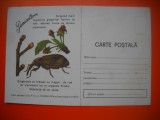 HOPCT 448 W POMICULTORI /GARGARITELE -ANUL 1979 CARTE POSTALA -BULETIN AVERTIZARE -MINISTERUL AGRICULTURII-NECIRCULATA