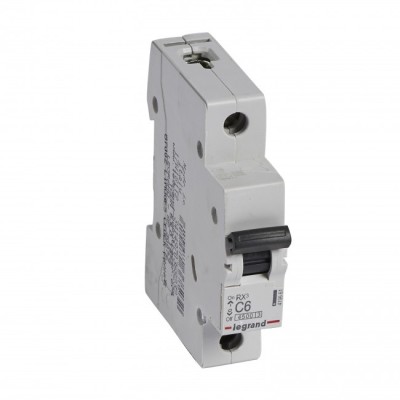 Siguranta automata 6A 1P C 4,5ka Legrand RX3 419661 foto