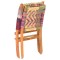 Scaun pliant Chindi din material textil multicolor - 11