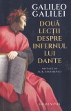 Galileo Galilei - Doua lectii despre Infernul lui Dante, Humanitas, 2021, 120 pagini, brosat, romana