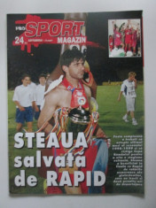 Revista Sport Magazin 23-29 iunie 1999/poster Ionel Ganea la Rapid foto