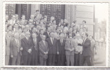 Bnk foto Liceul I L Caragiale Ploiesti - reintalnire promotie, Alb-Negru, Romania de la 1950, Cladiri