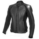 Geaca moto piele dame Adrenaline Siena, negru, marime L