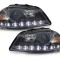 Faruri DAYLINE Seat Ibiza 6L (04.2002-2008) Negru Performance AutoTuning