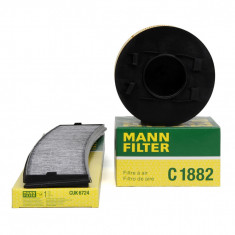 Pachet Revizie Filtre Aer + Polen Mann Filter Bmw Seria 3 E46 1998-2005 316i 115 PS + 318I / 143 / 150 PS